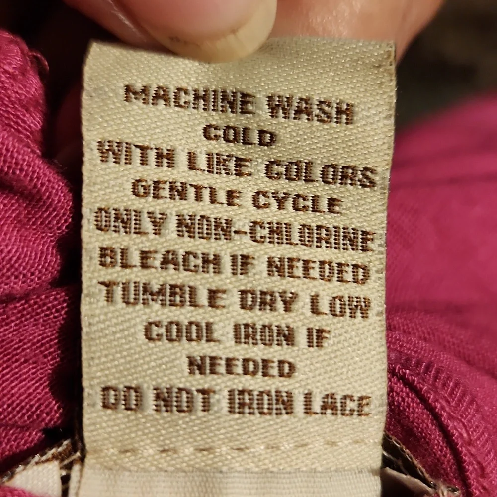 Eyelash  Pink Lace top size 2X - Picture 4 of 4